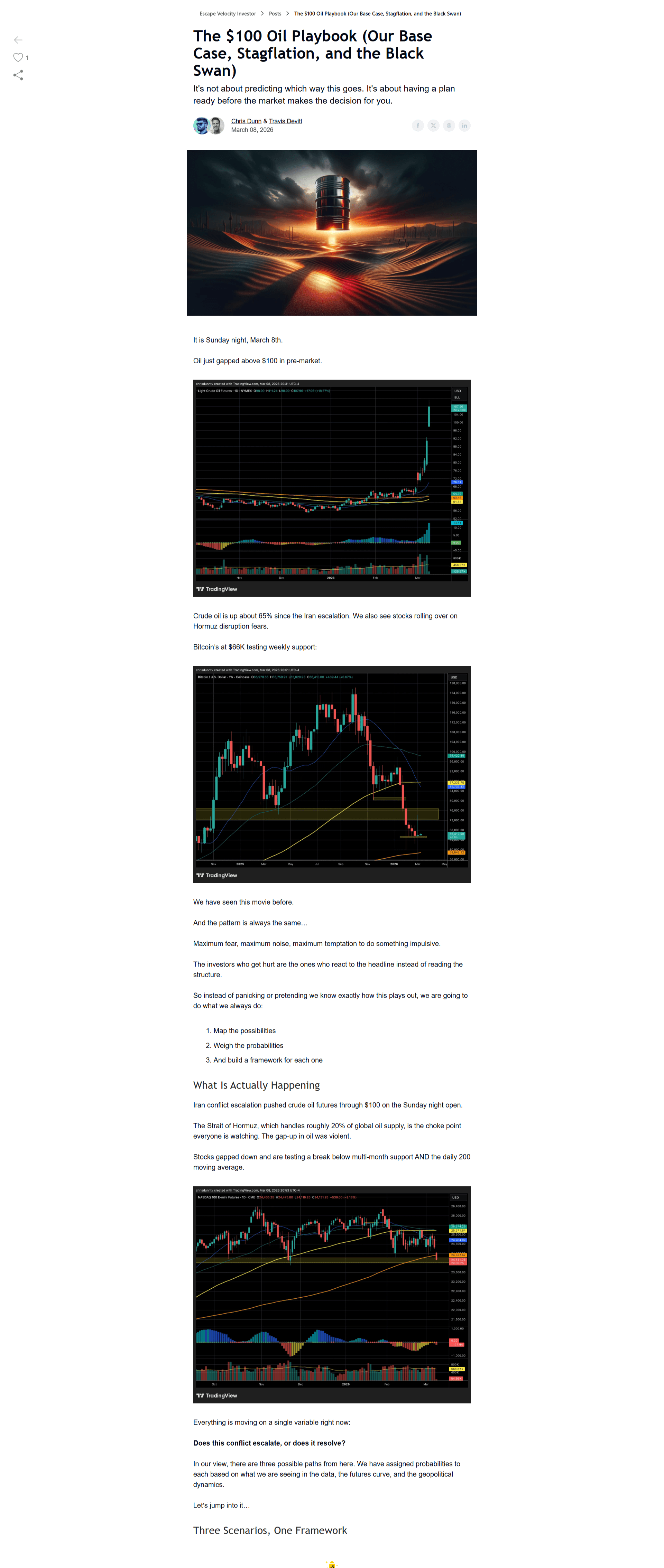 Preview of an Escape Velocity Investor weekly Launch Radar briefing.